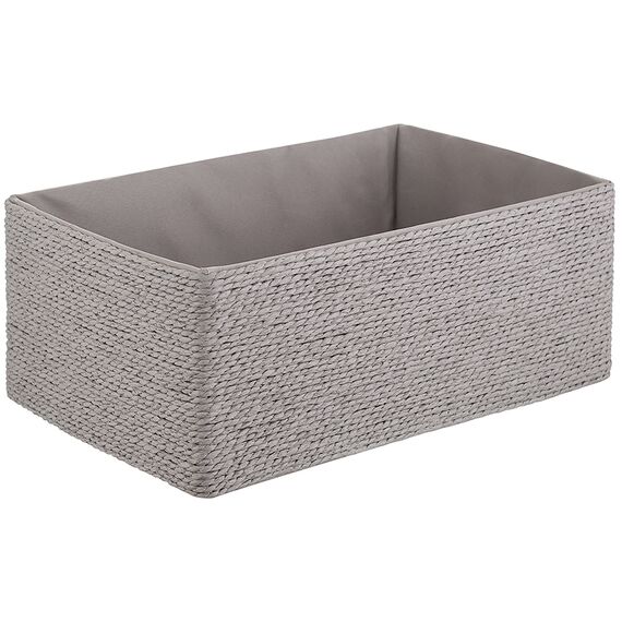 Корзина для хранения Lian, 34х22х14 см, светло-серая, Bergenson Bjorn