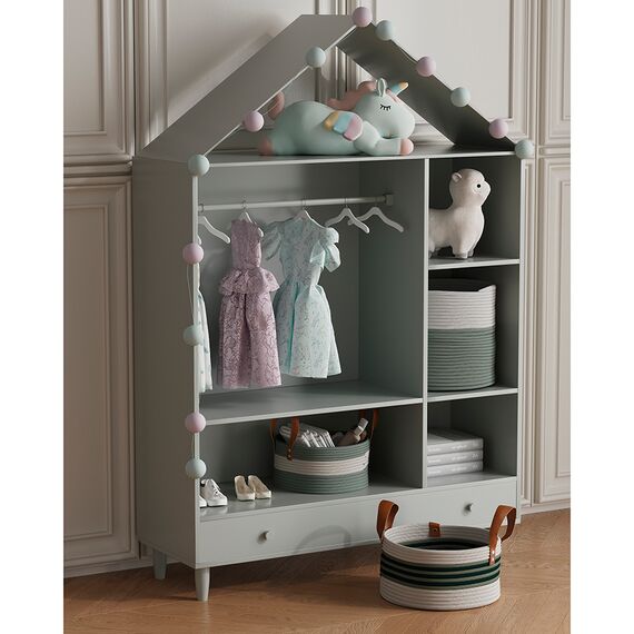 Корзина для хранения Helly 26х13 см, бежевая/зеленая, Bergenson Bjorn, изображение 5