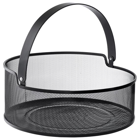 Корзина для хранения круглая Ferrant, 30х13 см, черная, Bergenson Bjorn, изображение 6