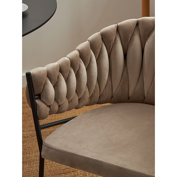 Кресло Lind, велюр, бежевое, Bergenson Bjorn, изображение 5