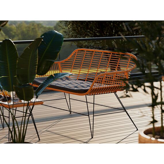 Кушетка Vetle Bent, 125х68х81 см, ротанг, Bergenson Bjorn, изображение 9