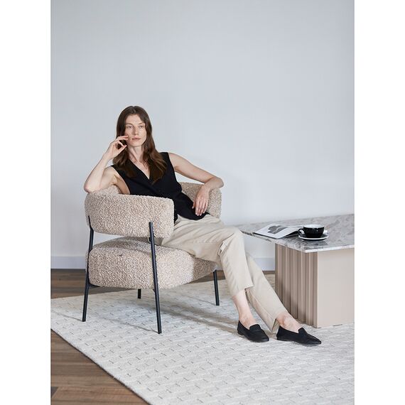 Кресло HugMe, букле, миндальное молоко, Bergenson Bjorn, изображение 18