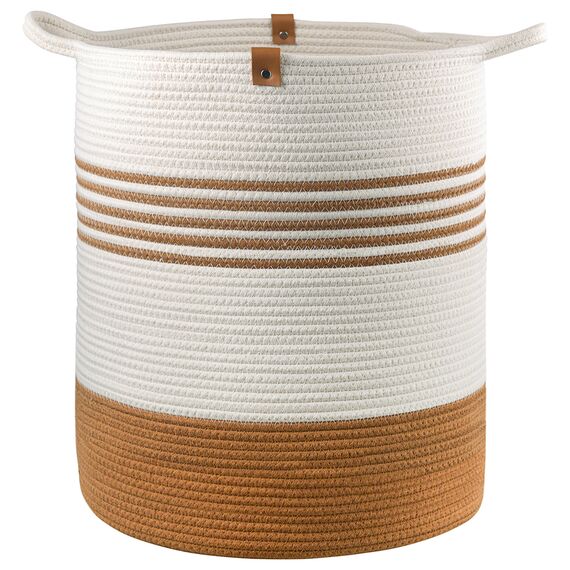 Корзина для хранения Thea 40х50 см, бежевая/горчичная, Bergenson Bjorn