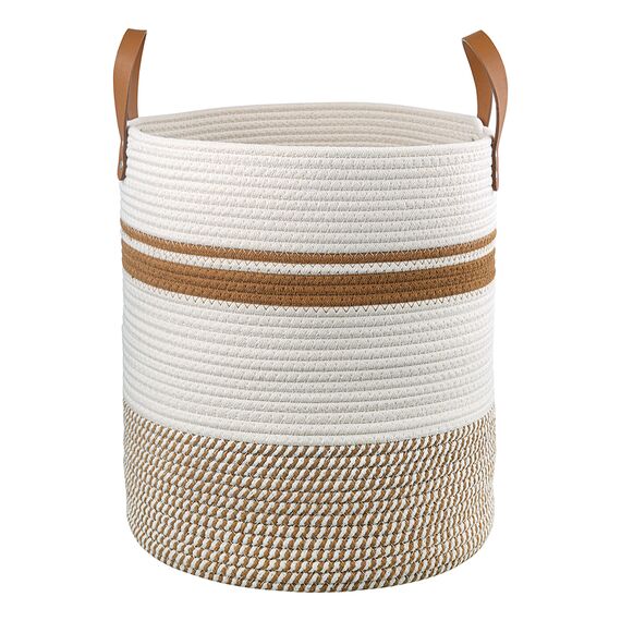 Корзина для хранения Moen 35х40 см, бежевая/горчичная, Bergenson Bjorn