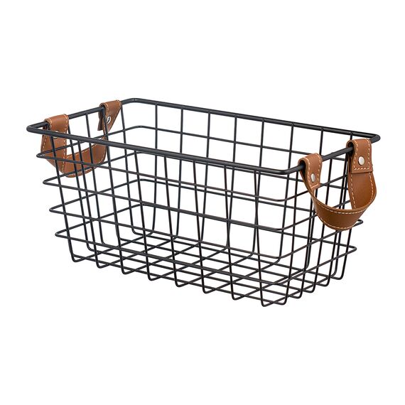 Корзина для хранения Benoy, 28х16х13 см, черная, Bergenson Bjorn