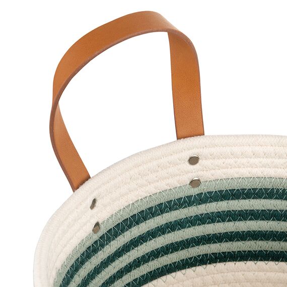 Корзина для хранения Helly 30х15 см, бежевая/зеленая, Bergenson Bjorn, изображение 7