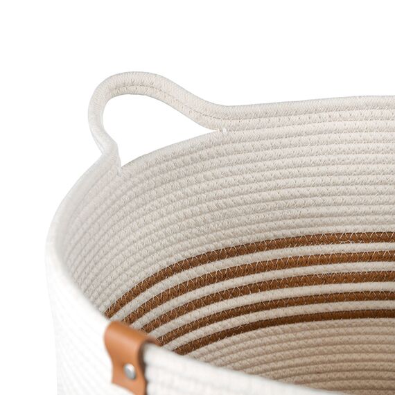 Корзина для хранения Thea 40х50 см, бежевая/горчичная, Bergenson Bjorn, изображение 5
