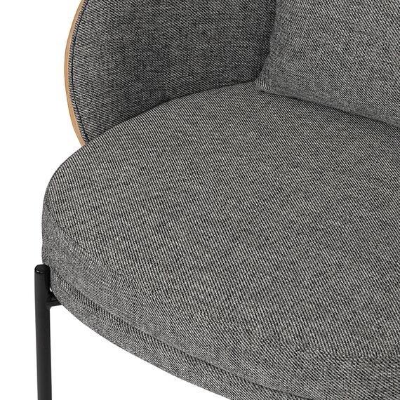 Кресло Cloud, рогожка, грифельно-серое, Bergenson Bjorn, изображение 4