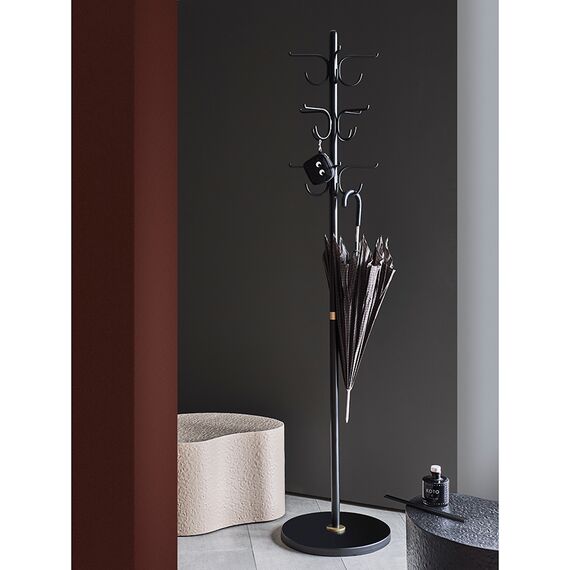 Вешалка напольная Mera, черная, LATITUDE, изображение 2
