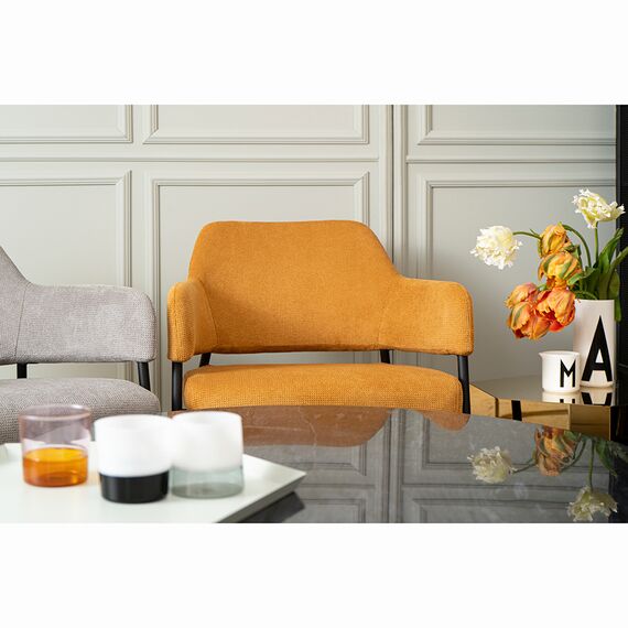 Кресло Wendy, фактурный шенилл, охра, Bergenson Bjorn, изображение 3