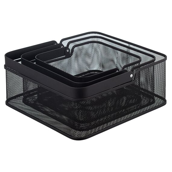 Корзина для хранения Ferrant, 30,5х30,5х12,5 см, черная, Bergenson Bjorn, изображение 2