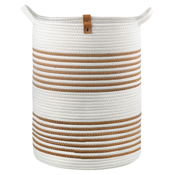 Корзина для хранения Thea 35х48 см, бежевая/горчичная, Bergenson Bjorn