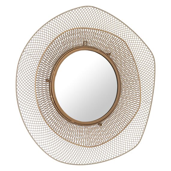 Зеркало настенное Vinger, 79 см, бежевое/золотое, Bergenson Bjorn, изображение 4