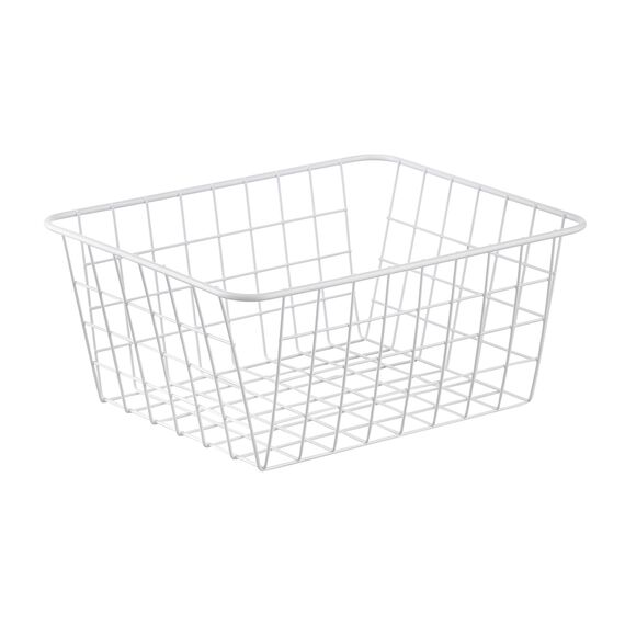 Корзина для хранения Mina, 28х22,5х12,5 см, белая, Bergenson Bjorn