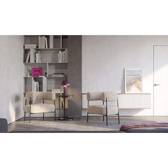 Кресло HugMe, букле, миндальное молоко, Bergenson Bjorn, изображение 13