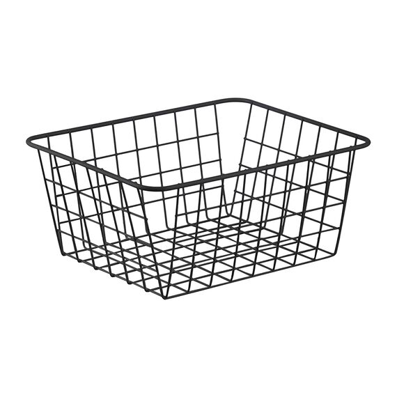 Корзина для хранения Mina, 28х22,5х12,5 см, черная, Bergenson Bjorn