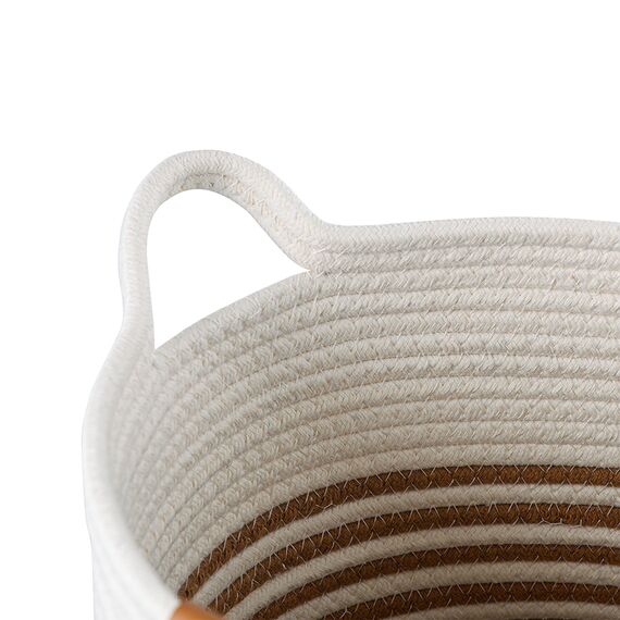 Корзина для хранения Thea 30х46 см, бежевая/горчичная, Bergenson Bjorn, изображение 7