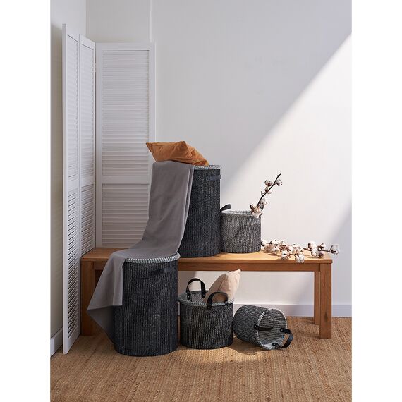 Корзина для хранения Sustainable collection, 42х55 см, черная, Bergenson Bjorn, изображение 2