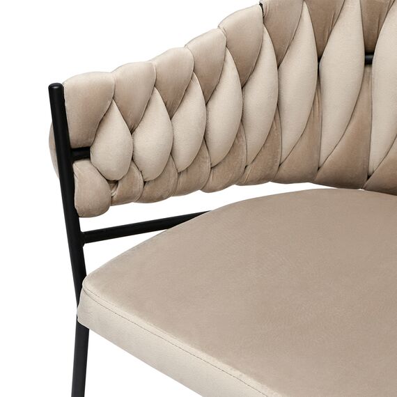 Кресло Lind, велюр, бежевое, Bergenson Bjorn, изображение 12