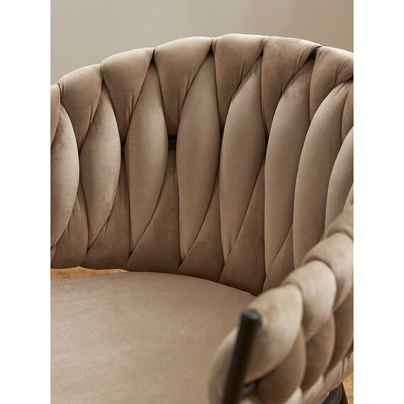 Кресло Lind, велюр, бежевое, Bergenson Bjorn, изображение 6