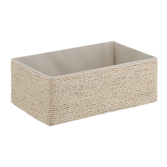Корзина для хранения Lian, 26х16х10 см, светло-бежевая, Bergenson Bjorn
