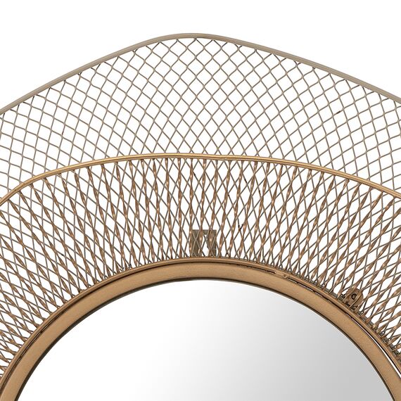 Зеркало настенное Vinger, 79 см, бежевое/золотое, Bergenson Bjorn, изображение 5