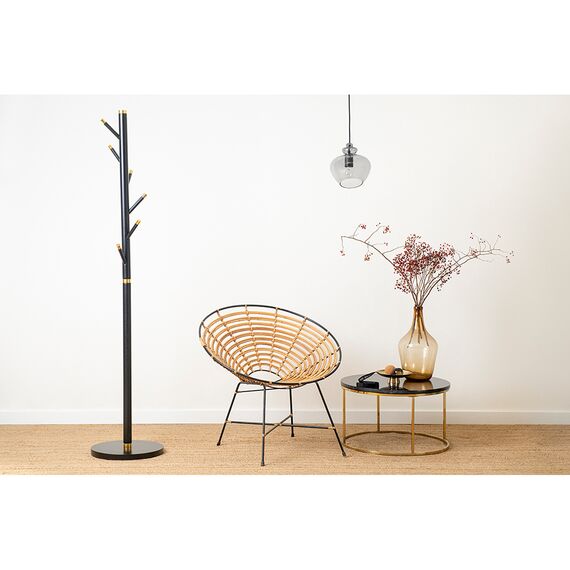 Вешалка напольная Bakken, 180 см, золотистый хром/черная, Bergenson Bjorn, изображение 4