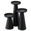 Набор подсвечников Fyr, черные, 3 шт., Bergenson Bjorn