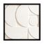 Панно декоративное с эффектом 3D Minimalism, с черной рамой, 40х40 см, Bergenson Bjorn