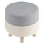 Пуф Devy, 40х40 см, бежевый/серый, Bergenson Bjorn, изображение 7