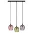 Светильник подвесной каскадный Aurora, 65х18 см, сливовый/зеленый/серый, Bergenson Bjorn
