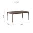 Стол кофейный Aska, 50х90 см, орех, LATITUDE, изображение 5