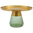 Столик кофейный Dahl, 70,5 см, латунь/зеленый, Bergenson Bjorn
