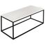 Столик журнальный Mayen, 90х40 см, белый/черный, Bergenson Bjorn