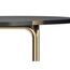 Столик кофейный Ror, 75х50 см, латунь/черный, LATITUDE, изображение 4