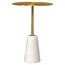 Столик кофейный Asgard, 40 см, латунь/белый, Bergenson Bjorn, изображение 4