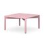 Столик кофейный Saga, 75х75 см, розовый, LATITUDE