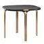 Столик кофейный Ror, 50х50 см, латунь/черный, LATITUDE