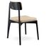 Стул Aska, рогожка, черный/бежевый, LATITUDE, изображение 3