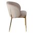 Стул Coral, велюр, серо-бежевый, Bergenson Bjorn, изображение 8