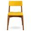 Стул Aska, рогожка, орех/горчичный, LATITUDE, изображение 5