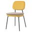 Стул Pea, велюр, желтый/бежевый, Bergenson Bjorn