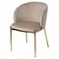 Стул Coral, велюр, серо-бежевый, Bergenson Bjorn