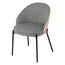 Стул Cloud, рогожка, грифельно-серый, Bergenson Bjorn