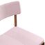 Стул Aska, рогожка, орех/розовый, LATITUDE, изображение 4