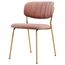 Стул Eirill, велюр, розовый, Bergenson Bjorn