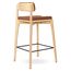 Стул барный Aska, рогожка, ясень/терракота, LATITUDE, изображение 3