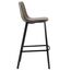 Стул барный Hugh, экокожа, серо-коричневый, Bergenson Bjorn, изображение 9