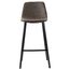 Стул барный Hugh, экокожа, серо-коричневый, Bergenson Bjorn, изображение 8