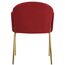 Стул Raspy, велюр, бордовый, Bergenson Bjorn, изображение 6